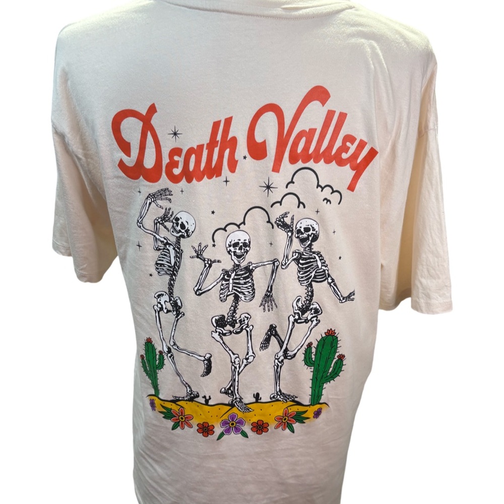 Death Valley White Graphic Tee